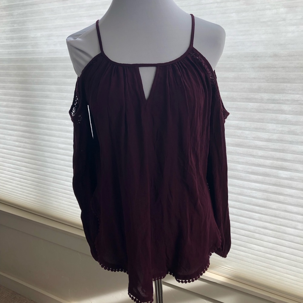 Aeropostale Cold Shoulder Top